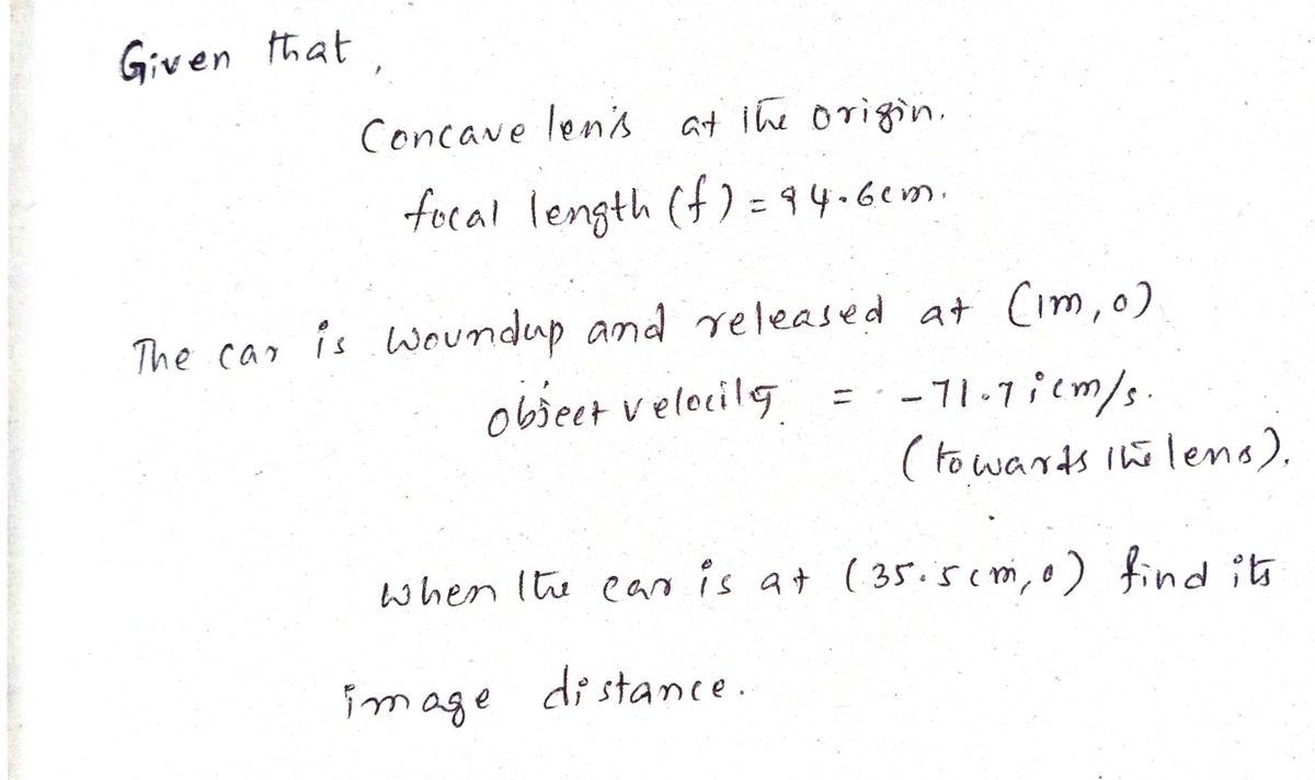 Physics homework question answer, step 1, image 1